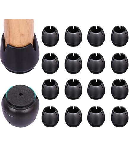 椅子脚カバー チュアーソックス 椅子あしキャップ24個 セット ブラック Amazon｜椅子脚カバー チュアーソックス 椅子あしキャップ シリコン 黒